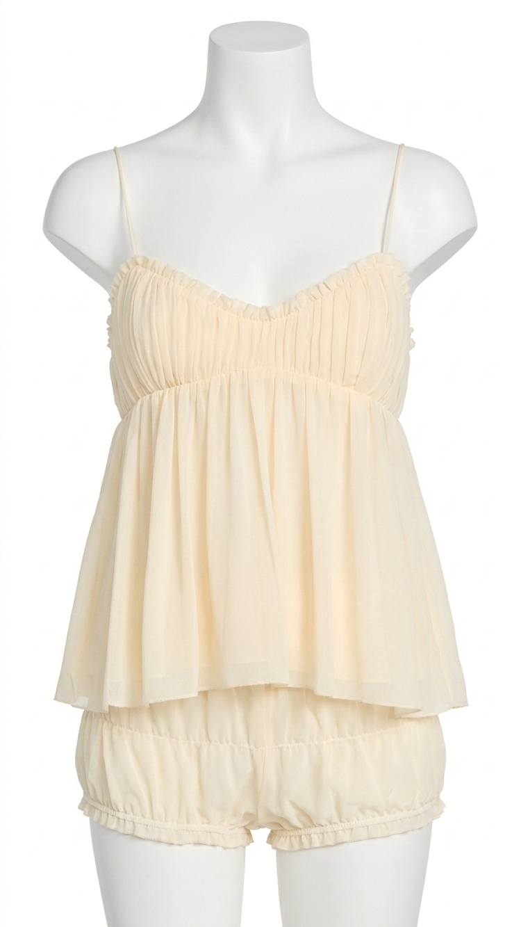NEW SER.O.YA maven top in eggshell